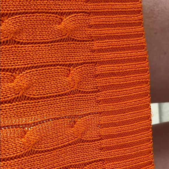 Ralph Lauren Black Label Silk Orange Knit tunic - Picture 7 of 11